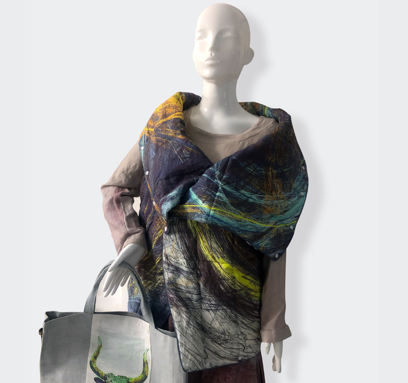 多功能汉麻石墨烯加热旅行包